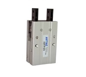 HFP Series Parallel Gripper with Dust-Proof Cover and Roller Bearing Style, Multiple Acting Configurations, 10mm Bore Size, M3x0.5 Port Size, 30mm Max Gripping Length, 180 c.p.m Max. Frequency